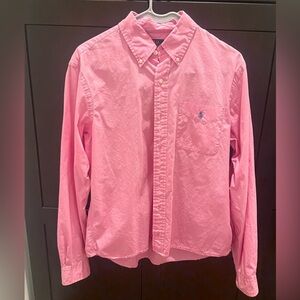 Ralph Lauren Classic Pink Button-Down Shirt